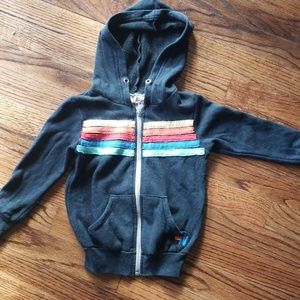 AVIATOR NATION RAINBOW HOODIE SZ. 2